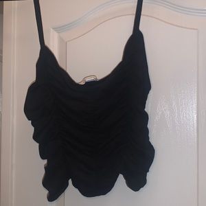 Tank top with ruched detailing